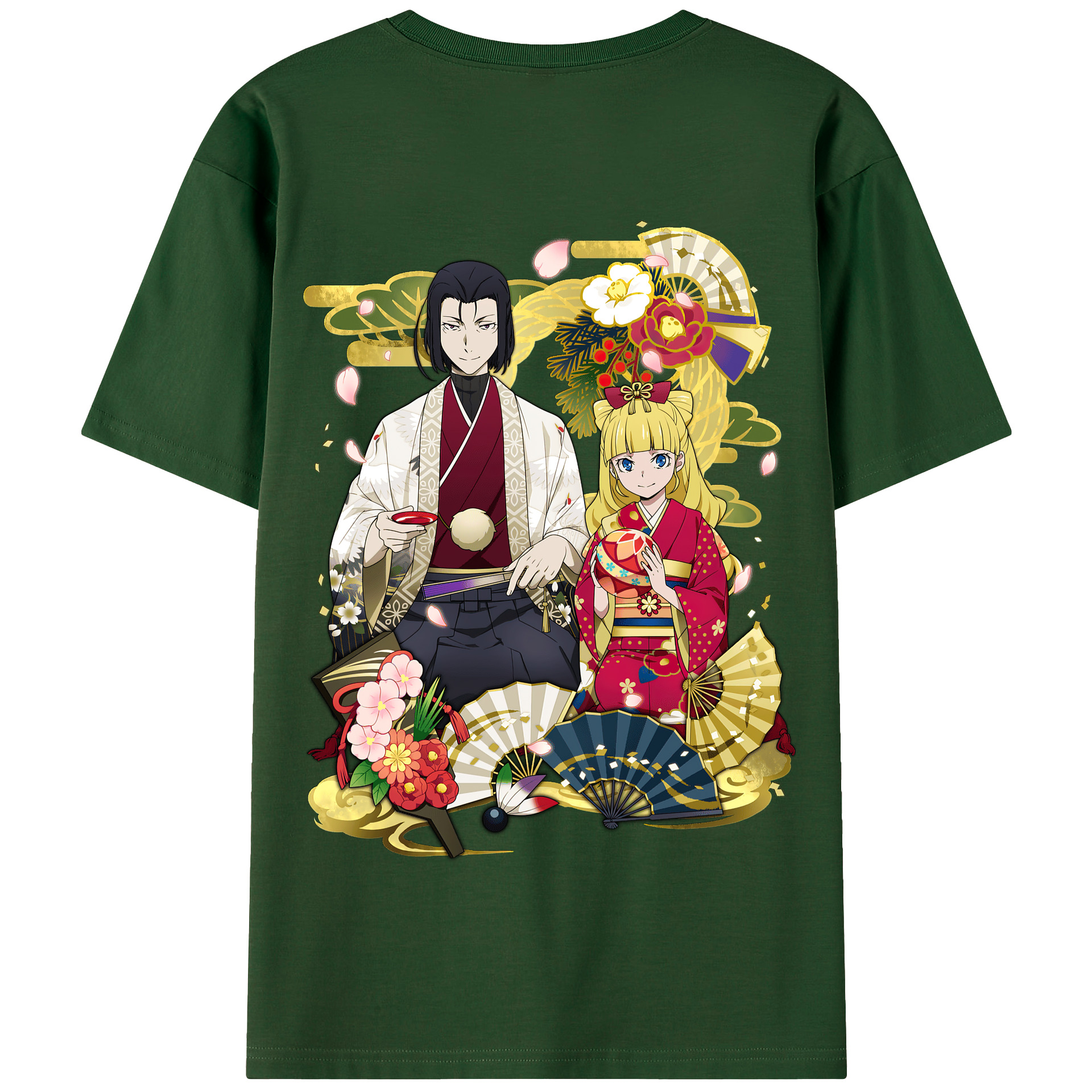 （画像用） 文豪ストレイドッグス Bungo Stray Dogs 綿100％半袖Tシャツ（背面プリント）